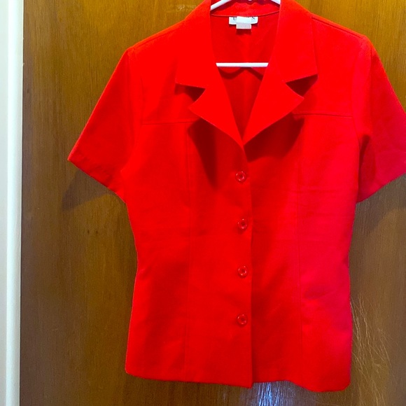 3/$15. Summer suit by Uptown USA, red, size L (juniors) - Picture 2 of 7